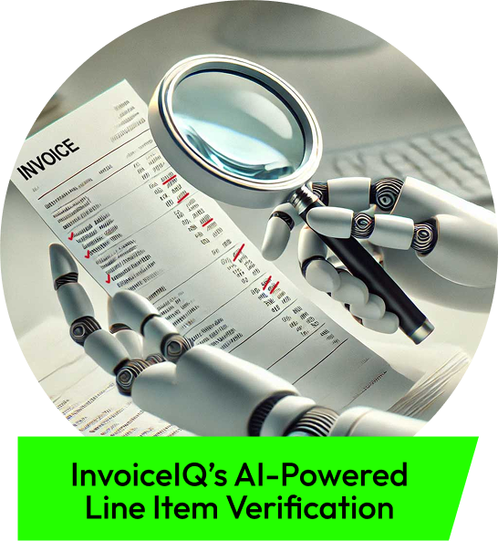 AI powered line item verification